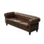Ensemble de 3 canapés de salon et canapé capitonnés à 3 sièges de style FX-P80P-PU3 (SOFA)