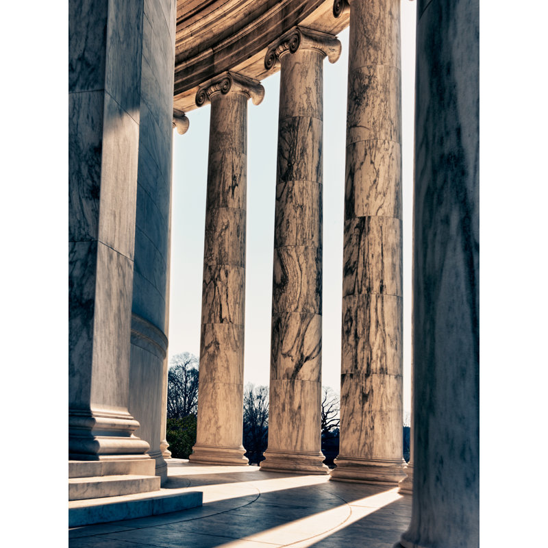 Jefferson Memorial I Print by Robert Dodge, Black Framed Paper, 20" H x 16" W