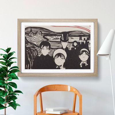 Angst by Edvard Munch - Picture Frame Graphic Art