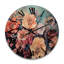 Horloge murale en bois massif Norie-264312478