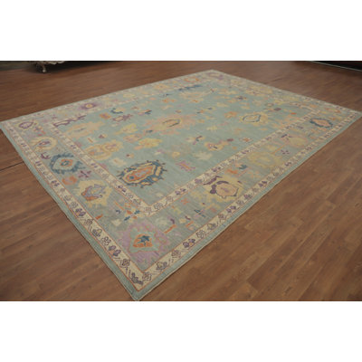 Handmade Oushak Turkish Area Rug 9x12