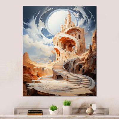 " Surreal Spiraling Sands Landscape I "