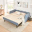 Lit de jour simple, canapé-lit convertible 3-en-1 Gingham-1290756436