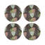 Sous-verres Monkey Small Jungle Chocolatte Lime Vegan-119015280