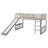 Loft Bed with Slide and Ladder