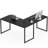 Cleao L-Shaped Metal Base Computer Desk-625406574