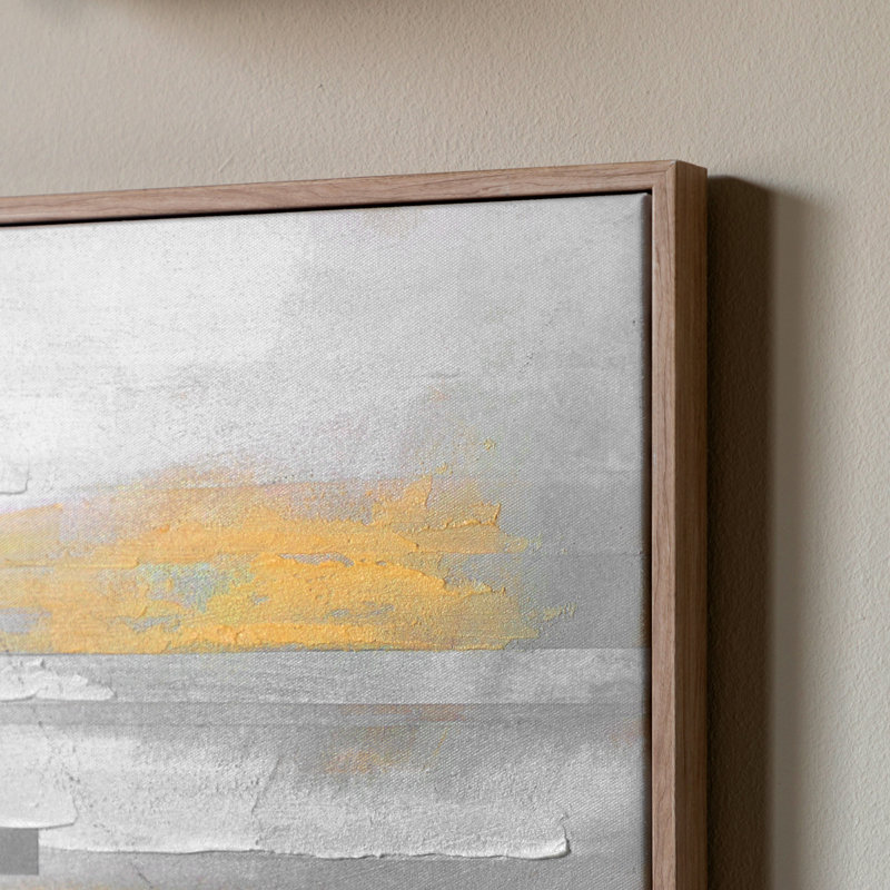 Modern Sunset Framed Canvas