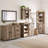 43" Sideboard Buffet Cabinet with Drawers, Shelves & Doors-119249843