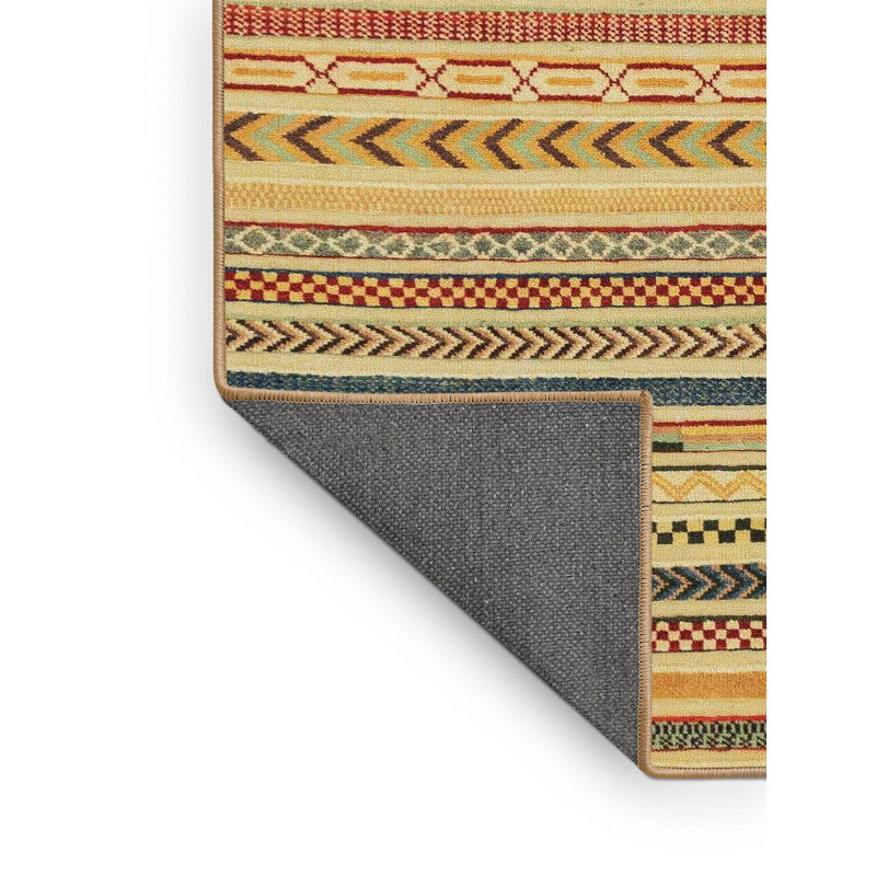 Abstract Indoor Rug, Rectangle 2' x 4'