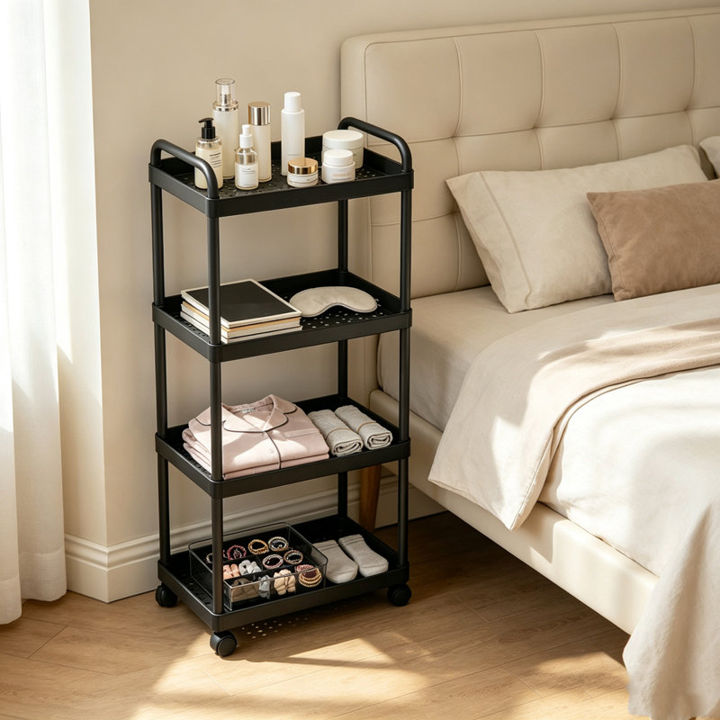 Multi-Purpose Shelving Rolling Cart