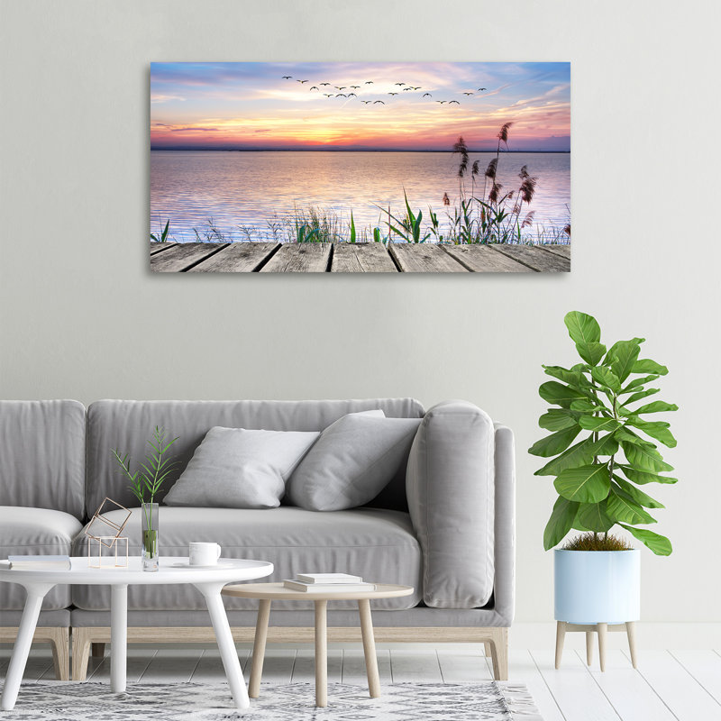 Lake West - Wrapped Canvas Print