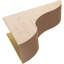 Corbeau TimberThane en bois de cèdre brut classique l 12 po x P 36 po x H 24 po-88289532