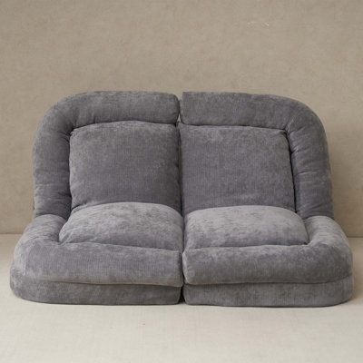 Hokku Designs Convertible Fold-Out Double Sofa Bed for Versatile Lounging and Sleeping