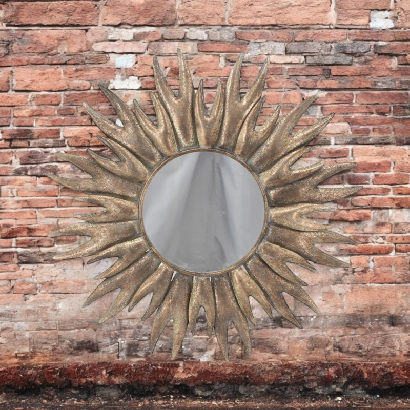 Metal Round Mirror