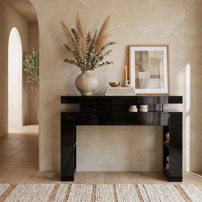 Console haute brillance de 47 po avec lumière DEL