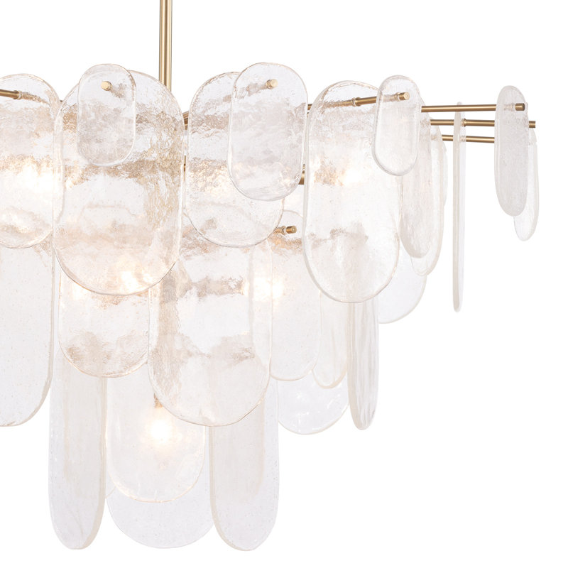 Echo Chandelier, Natural Brass
