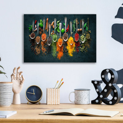 'Colorful Spices,' Acrylic Glass Wall Art