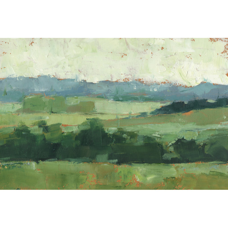 «Tree Line Vista I» par Ethan Harper - peinture sur toile tendue, H 24 po x l 36 po