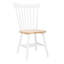 Chaise d'appoint à dossier Windsor en bois massif Matanna-171854002