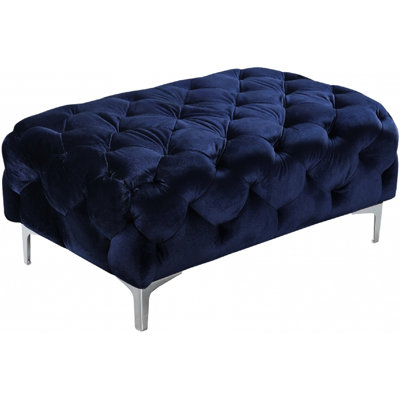 Crose 100cm Wide Tufted Rectangle Ottoman