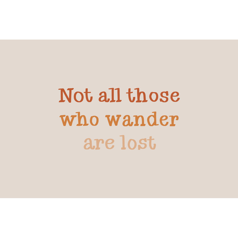 «Travel And Wander», reproduction sur toile tendue, H 24 po x l 36 po x P 1,5 po