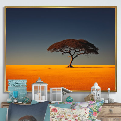 Minimalisme, Afrique, paysage, photo, art mural sur toile, Afrique