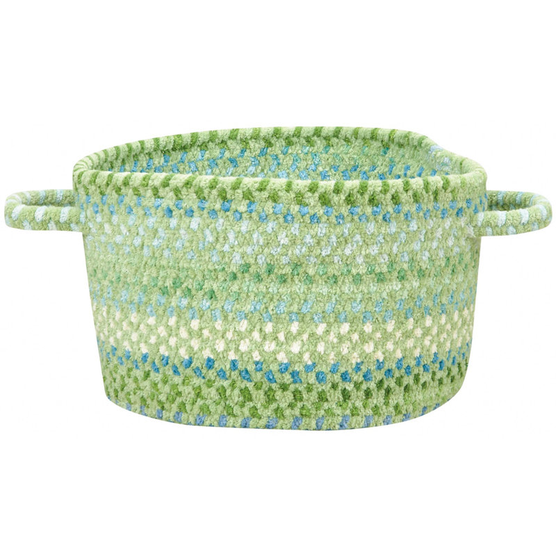 Highland Dunes Decorative Basket, 9" H x 16" W x 16" D, Green