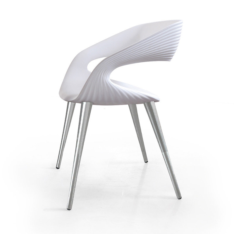 Fauteuil Dossantos, Blanc, Anthracite
