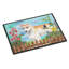 Tapis de porte pour l’extérieur antidérapant sibérie husky spring-38382328