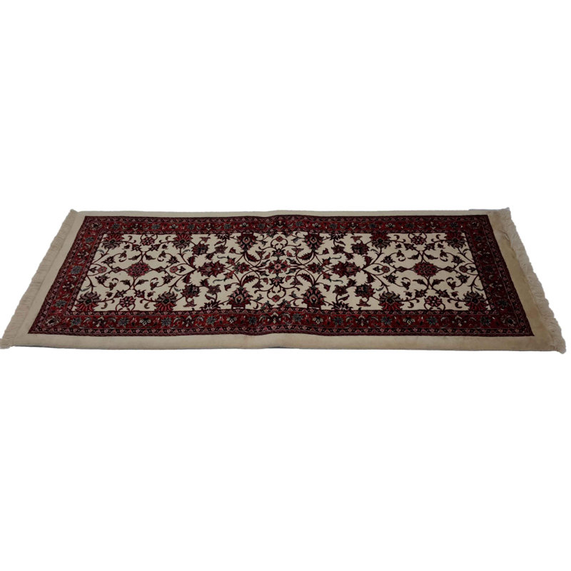 Hand Woven Cotton and Wool Oriental Area Rug