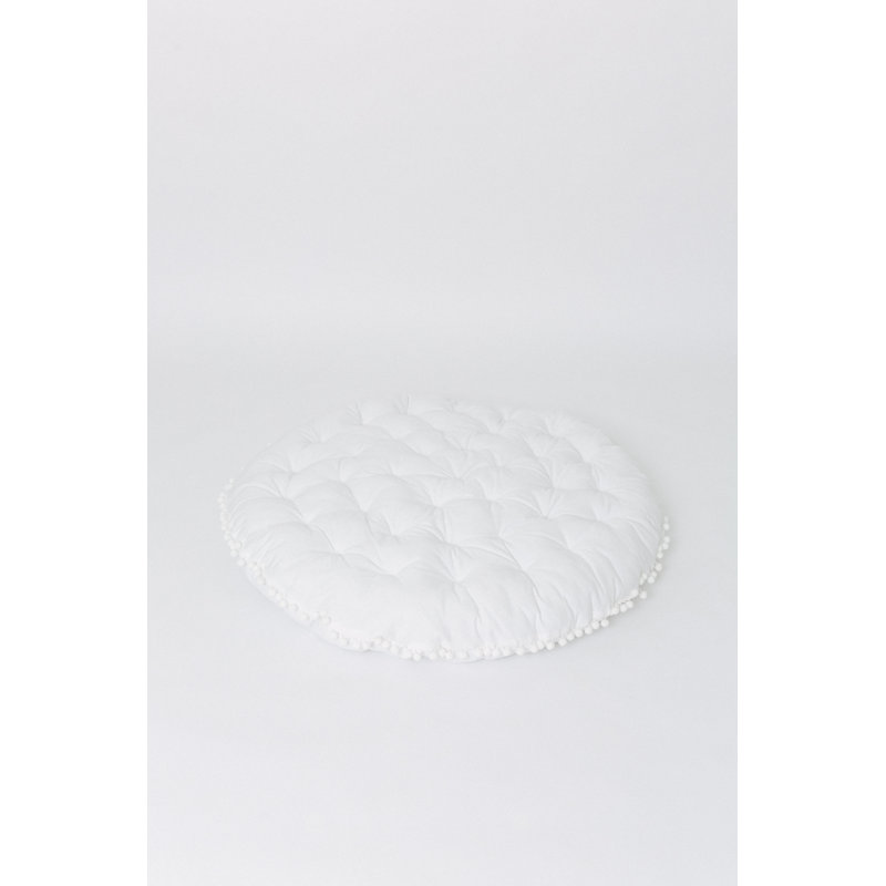 Matelas de jeu The White Circle Pom-Pom, 40 po x 40 po