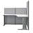 Office In An Hour L-Shaped 1 Person Cubicle with Cable Management-98788178