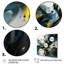 «Normand Yellow Green Transcendent», encre liquide encadrée sur toile-88515871-88515875