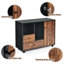 1 armoire de rangement à 1 tablette