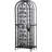 45 Bottle Wrought Iron Wine Rack Jail with Lock
