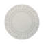 Raffia Amagansett White Vegan Leather Round Coasters