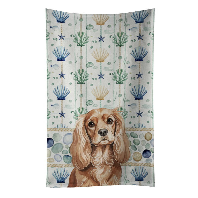 Serviette de cuisine Ruby Cavalier Spaniel, Épagneul cavalier roux