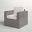 Fauteuil club en osier avec coussins moelleux Toomey-125481605
