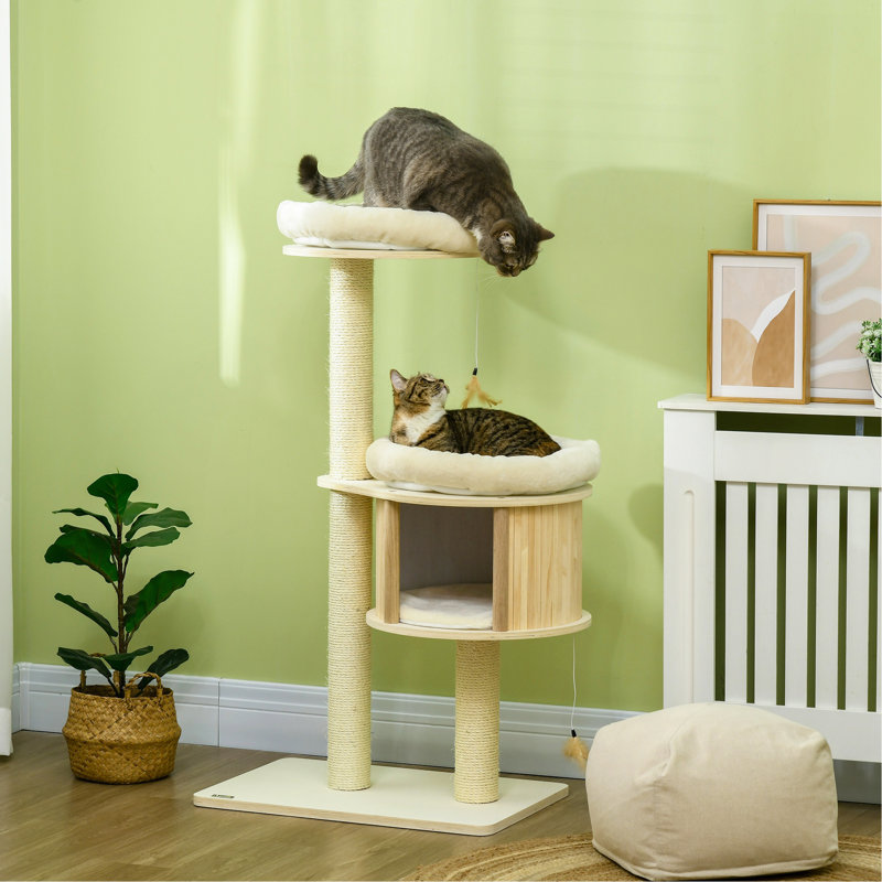 Arbre à chat à 3 niveaux Pawhut