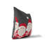 Coussin décoratif père Noël et flocons de neige-120641936-120641938