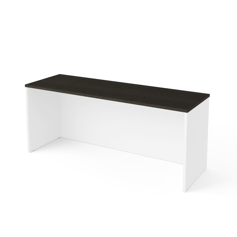 Crédence 110000 en blanc et gris foncé, Blanc