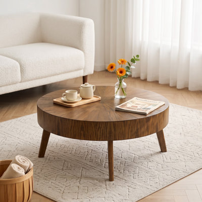 Jodeane Solid Wood Coffee Table