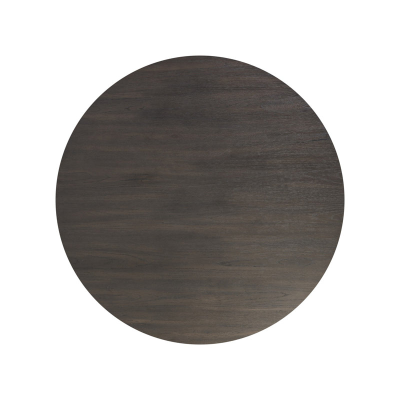 Farrow Solid Wood Coffee Table, Smoked Black