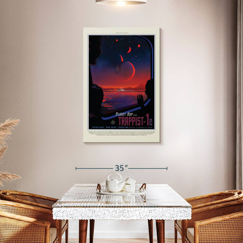 Kelan Trappist 1E Print, 45" H x 30" W