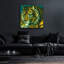  «Jungle Flair 2» par Wild Apple Portfolio, art mural en verre, 36 po x 36 po-1500708490