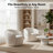 Boucle Swivel Barrel Chair, Upholstered 360° Accent Armchair With Wide Seat, 2-Pack-932447471-932447457