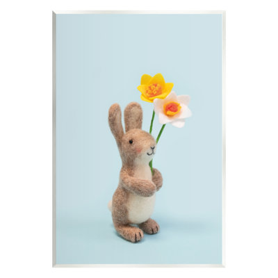 Photographie «Spring Bunny Floral Daffodils» par Lemon & Sugar