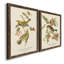 Parure en bois vert à gorge noire - ensemble de 2 reproductions d'art sur toiles-2085752840-2085752841