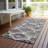 Machine Washable Indoor/Outdoor Millner ACN2257 Panels Rug-684715833
