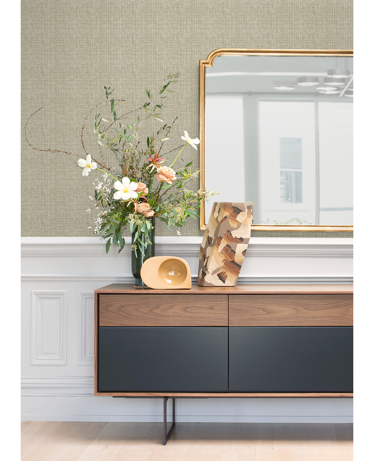 Quartney Wallpaper, Brown